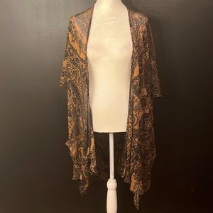 Lush OS kimono brown/ black